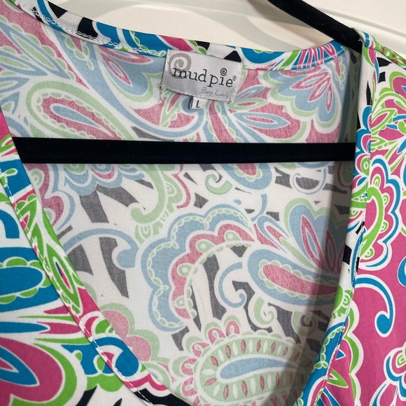 Mud Pie Women’s Multicolor Paisley Dress - Picture 6 of 6